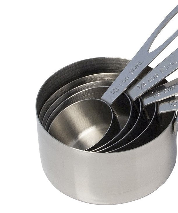 Cuisena Stainless Steel Measure Cups Set of 5 Pieces