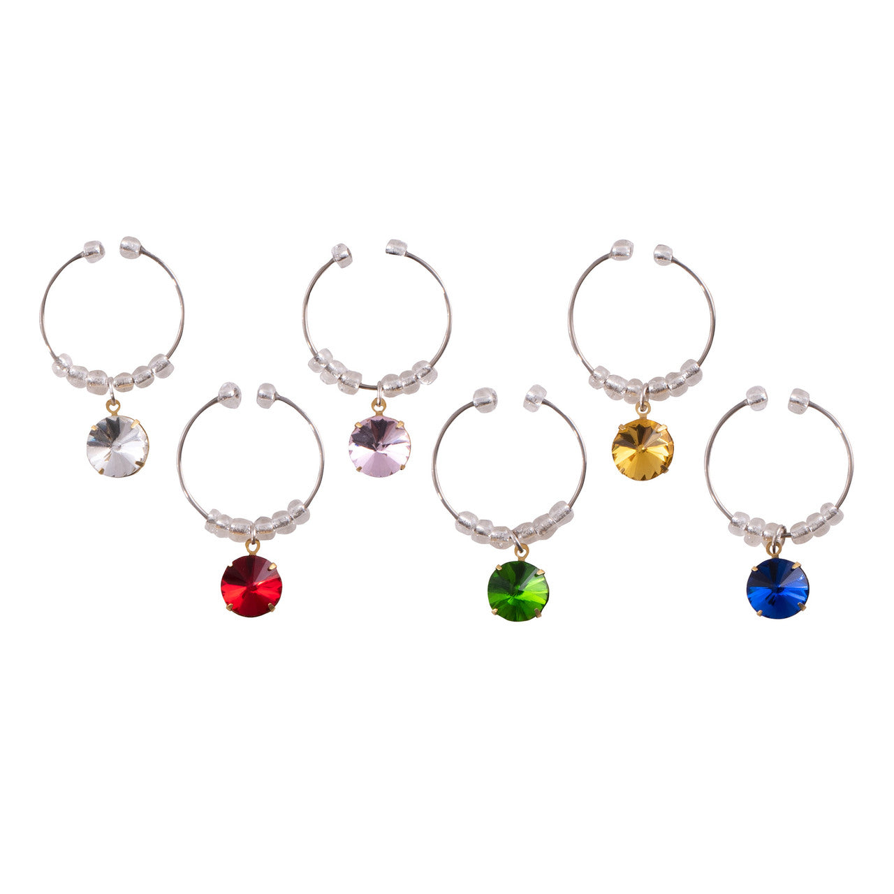 Avanti Wine Finders Gem Stones Set of 6 Pieces