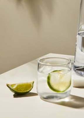 Casa Domani Evolve Glass Carafe and Tumbler Set of 2 Pieces