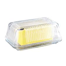 DLine Glass Butter Dish Rectangle