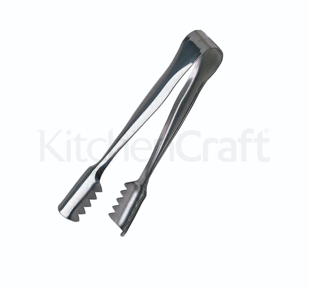 Barcraft Stainless Steel Ice Tongs 16cm