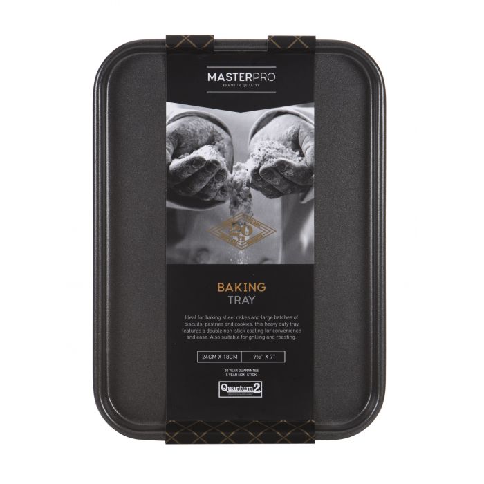 MASTERPRO BAKING TRAY 24CMX18CMX1.3CM N/S