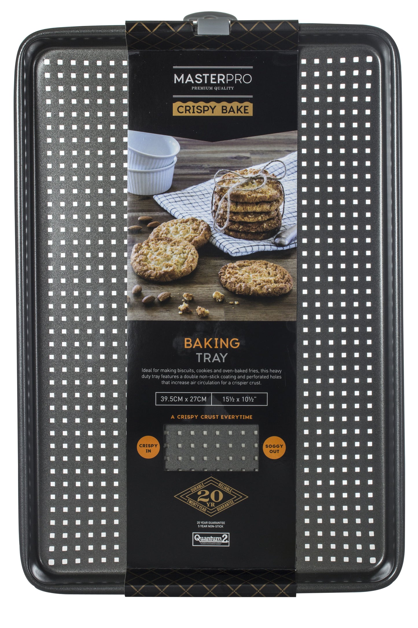 MasterPro Crispy Bake Baking Tray Non-Stick 39.5cm x 27cm x 2.5cm