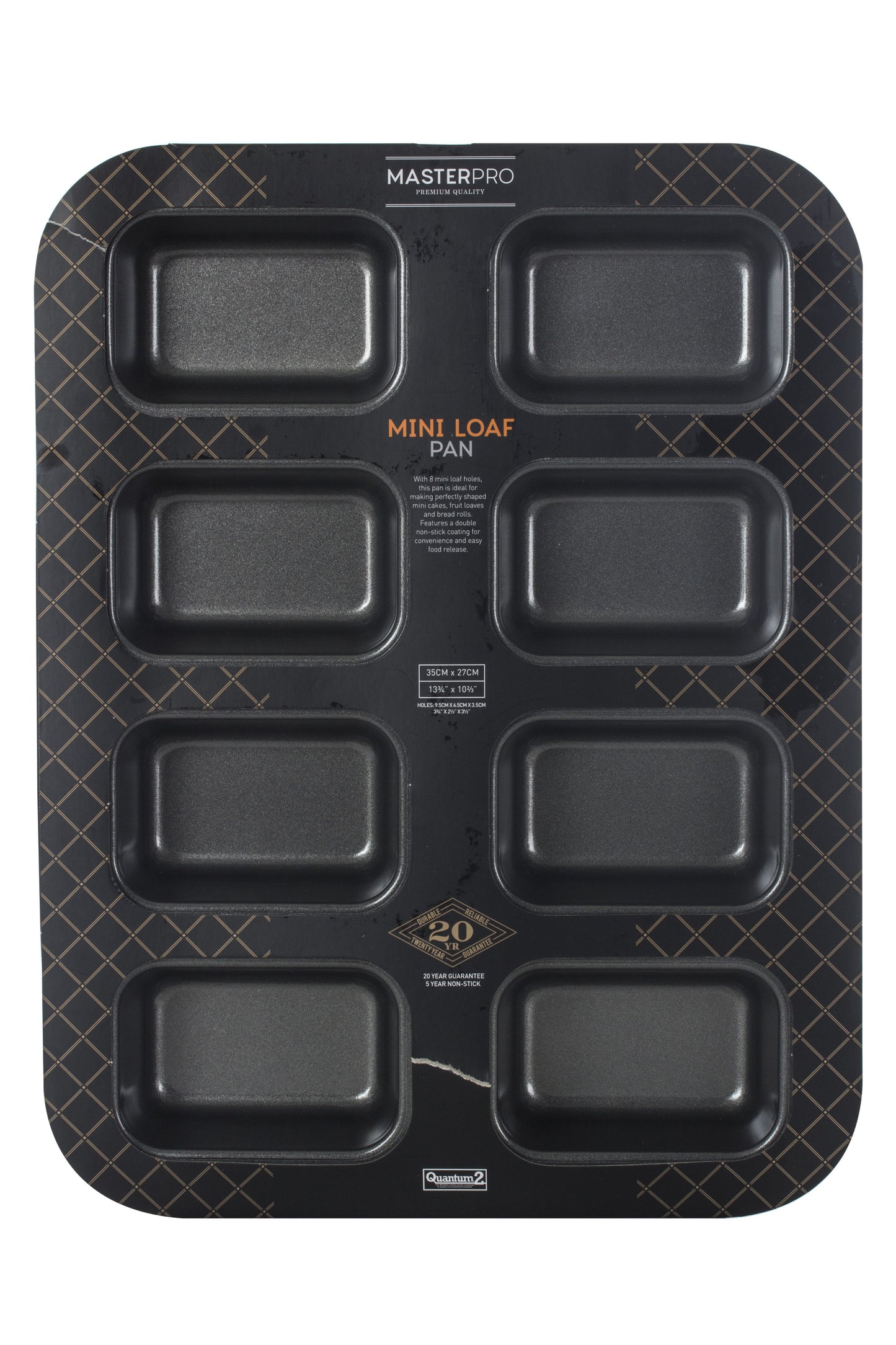 MasterPro Non Stick Mini Loaf Pan 8 Cup