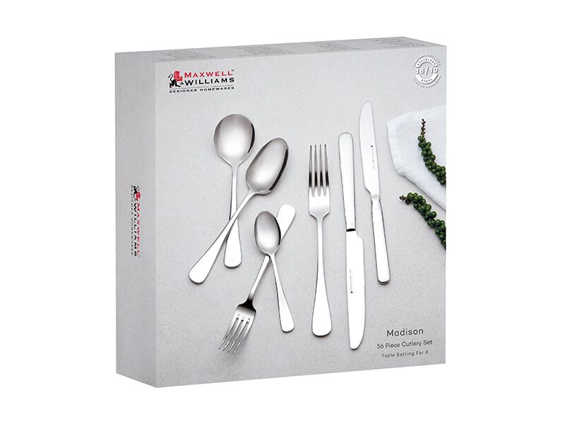 Maxwell and Williams Madison Cutlery Set of 56 Pieces