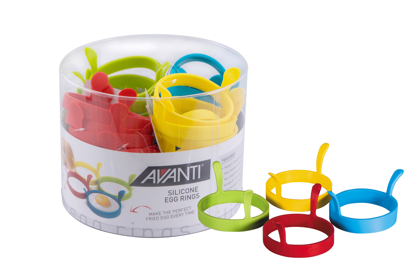Avanti Silicone Egg Ring Assorted Colors
