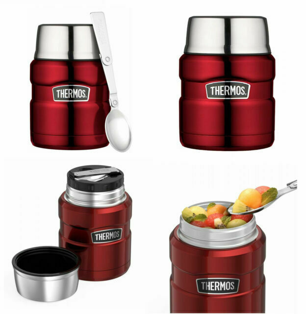 Thermos Stainless King 470ml Red Food Flask