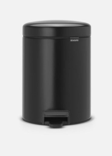 BRABANTIA PEDAL BIN 5L MATT BLACK