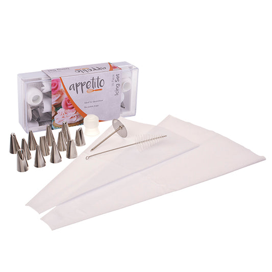 ICING BAG SET 18 PCE BOXED