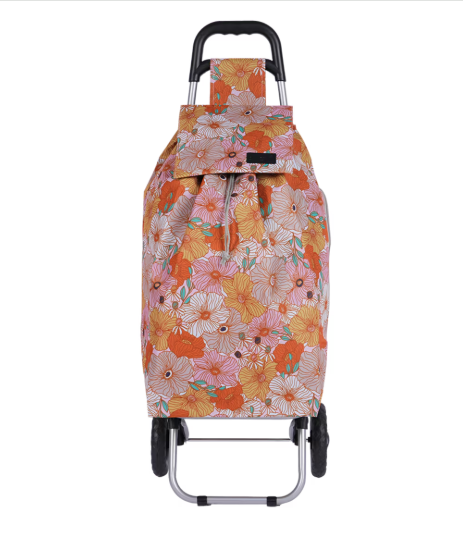 SACHI SHOPPING TROLLEY RED POPPIES 25KG