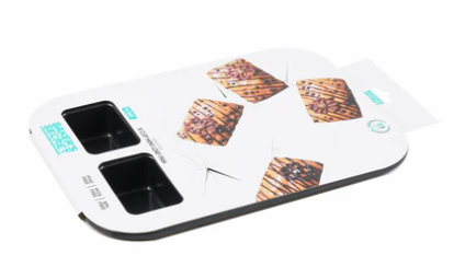 8 cup mini loaf baking pan non-stick durable bakeware