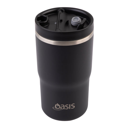 OASIS TRAVEL MUG BLACK 480ML