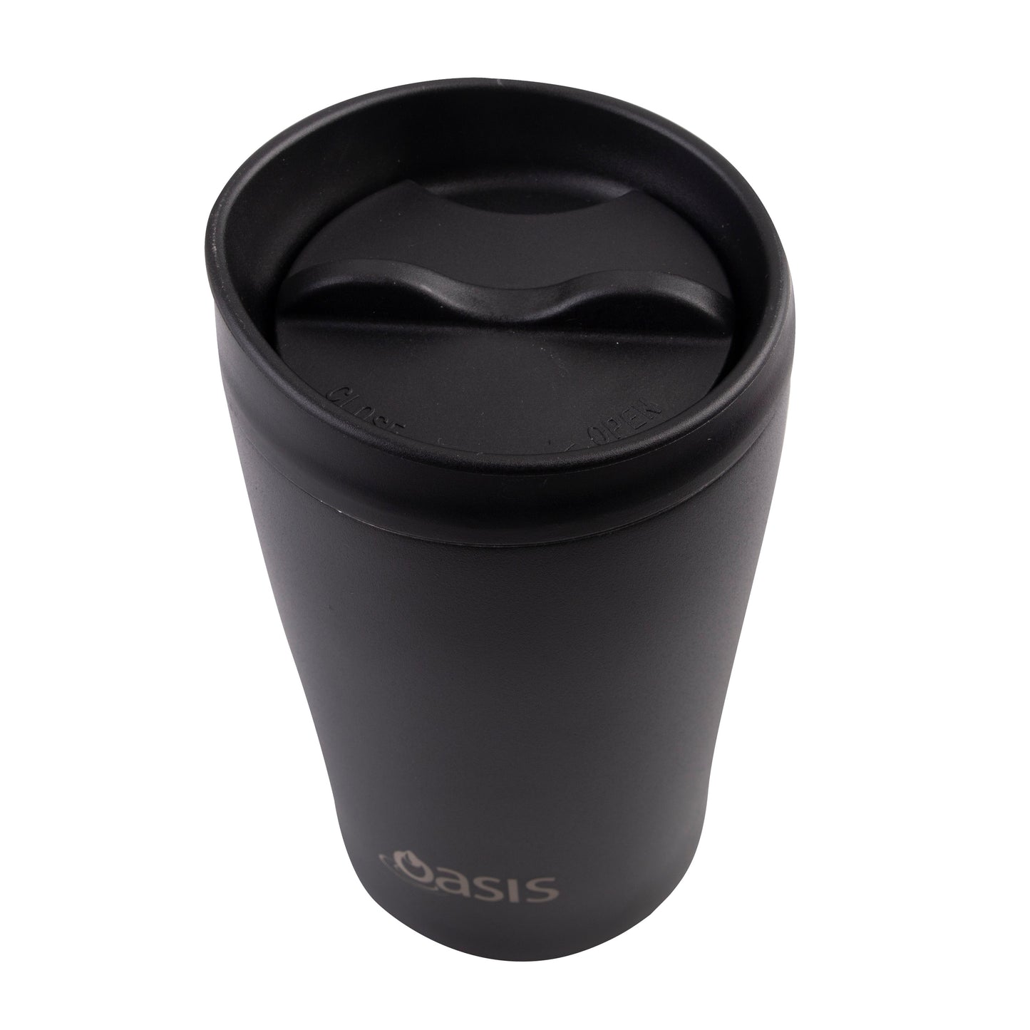 OASIS TRAVEL MUG BLACK 380ML