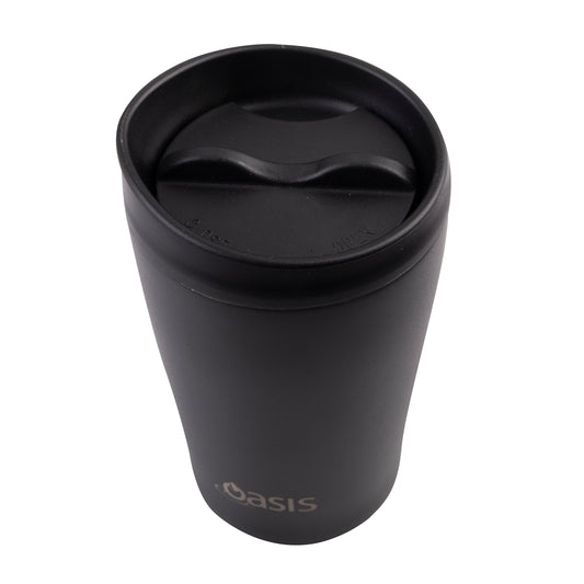 OASIS TRAVEL MUG BLACK 380ML
