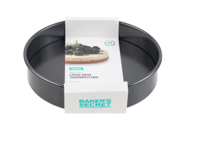 BAKERS SECRET ULTIMATE NON-STICK SANDWICH PAN LOOSE BASE 20.5CM
