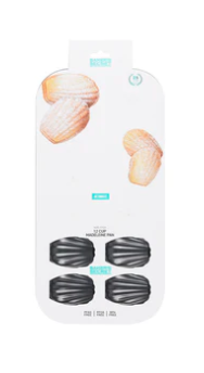 BAKERS SECRET ULTIMATE NON-STICK MADELEINE PAN 12 CUP 44.5X22.7CM