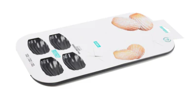 BAKERS SECRET ULTIMATE NON-STICK MADELEINE PAN 12 CUP 44.5X22.7CM