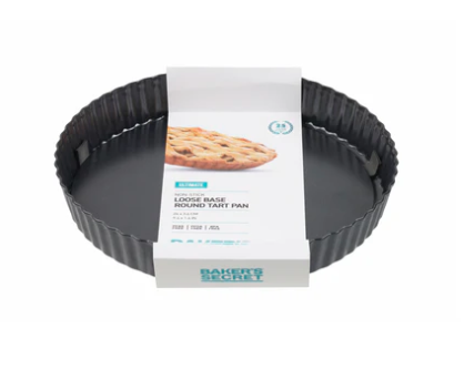 BAKERS SECRET ULTIMATE NON-STICK QUICHE PAN 24CM LOOSE BASE