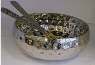 Flair Salad Bowl Hammered 28cm