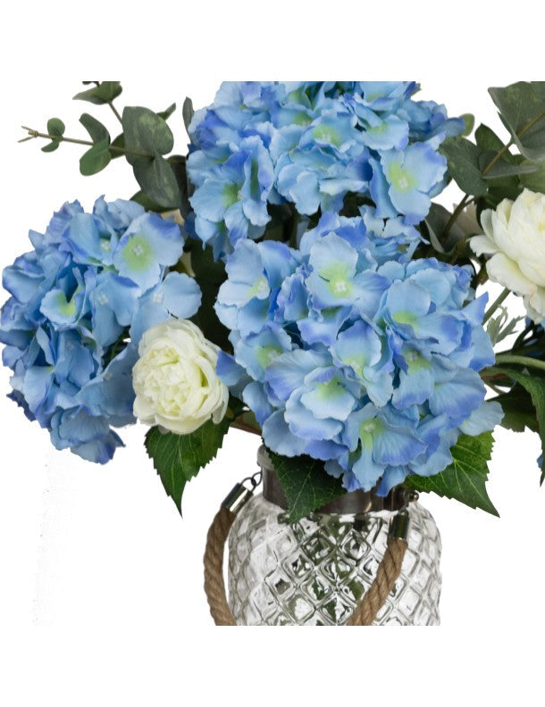 38CM HYDRANGEA & PEONY MIXED ARRANGEMENT