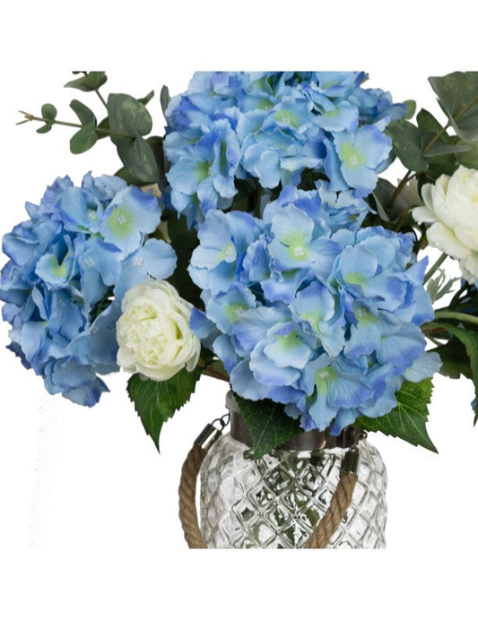 38CM HYDRANGEA & PEONY MIXED ARRANGEMENT