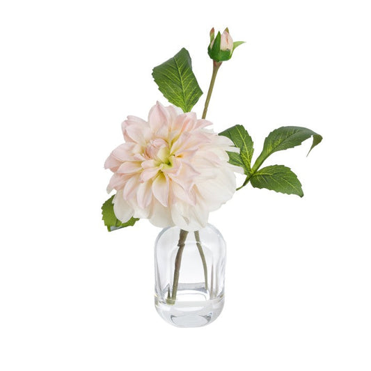 22CM REAL TOUCH DAHLIA IN CHANEL VASE MAUVE