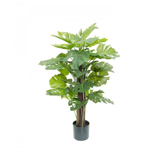 Glamorous Fusion 106cm Split Philo on Pole - Artificial Flower Arrangements and Artificial Plants