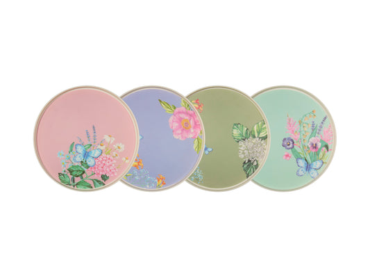 MW BOTANICA MELAMINE PLATE 20CM SET4
