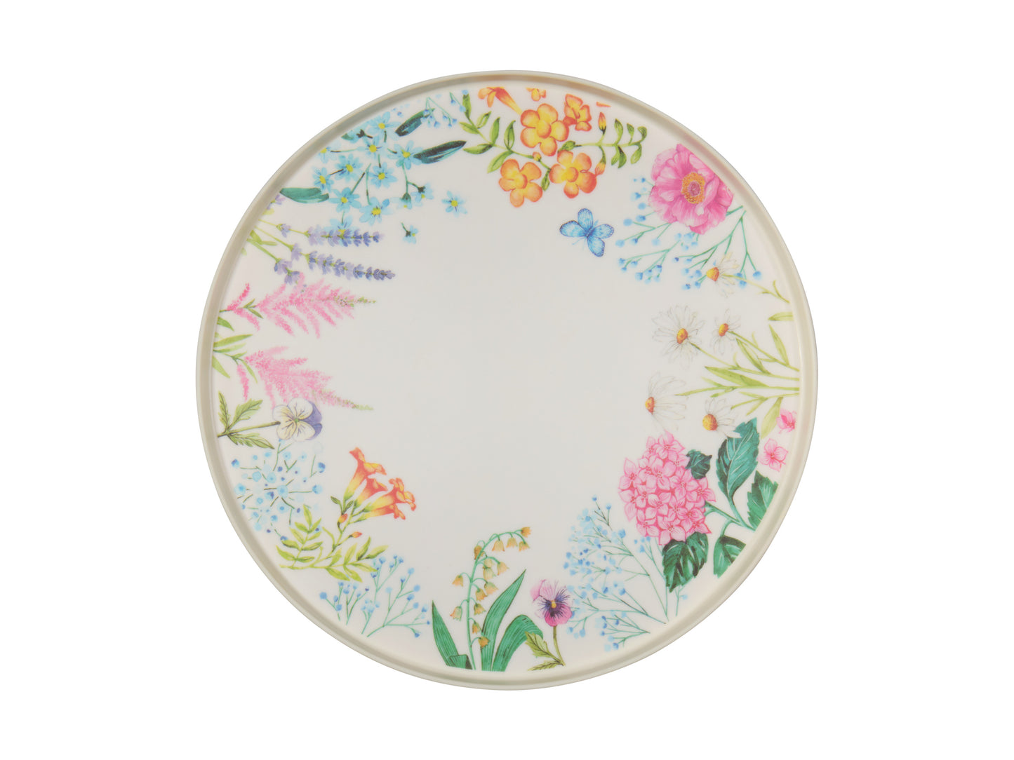 MW BOTANICA MELAMINE PLATE 25CM SET4
