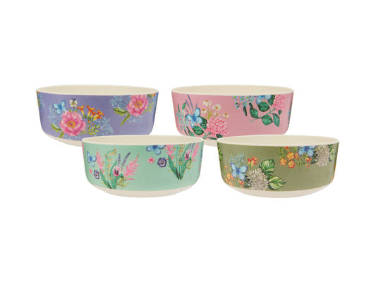 MW BOTANICA MELAMINE BOWLS 16CM SET4