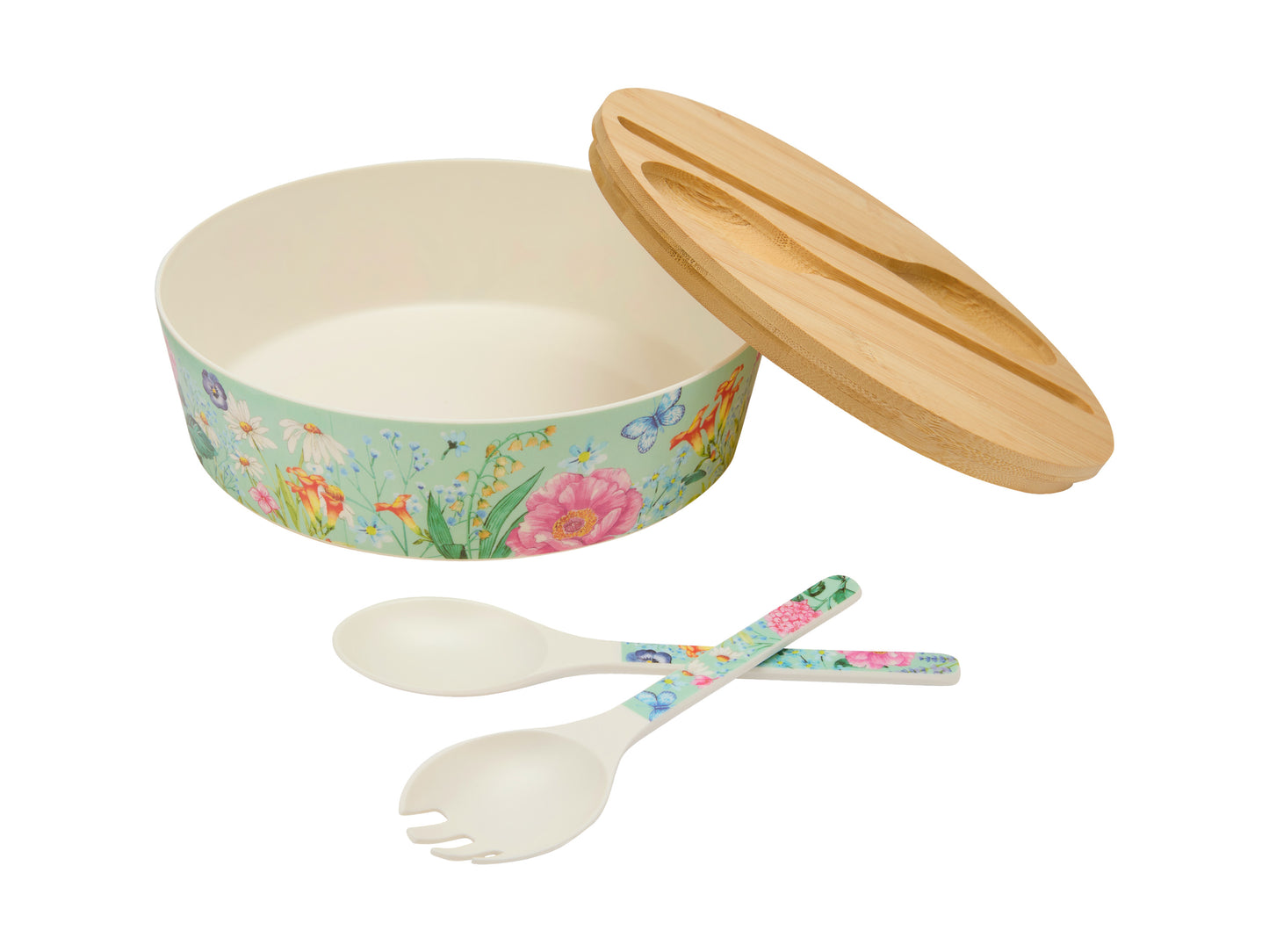 MW BOTANICA MELAMINE BOWL INC LID 25CM & SERVERS