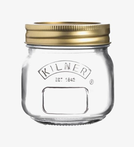 KILNER PRESERVE JAR 1L GOLD LID