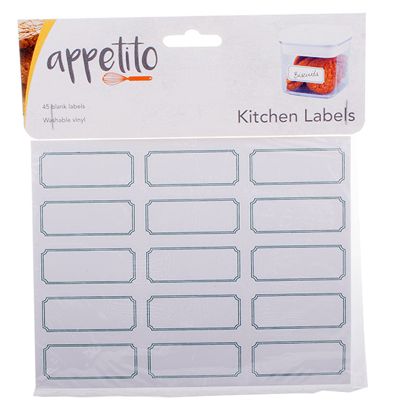 Labels Blank Pack of 45