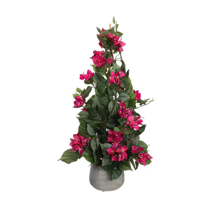 Glamorous Fusion 62cm Climbing Bougainvillea on Pole - Artificial Flower Arrangements and Artificial Plants