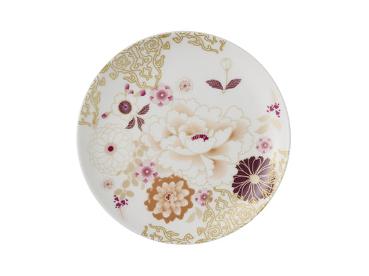 MW KIMONO CAKE PLATE 20CM WHITE GB