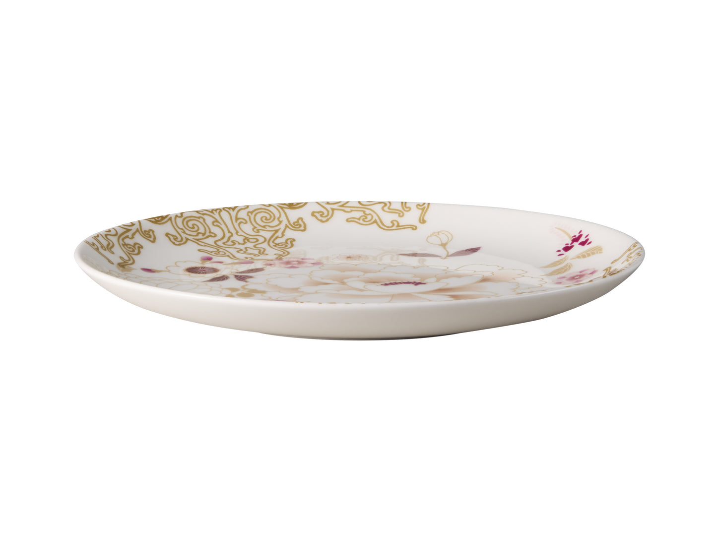 MW KIMONO CAKE PLATE 20CM WHITE GB