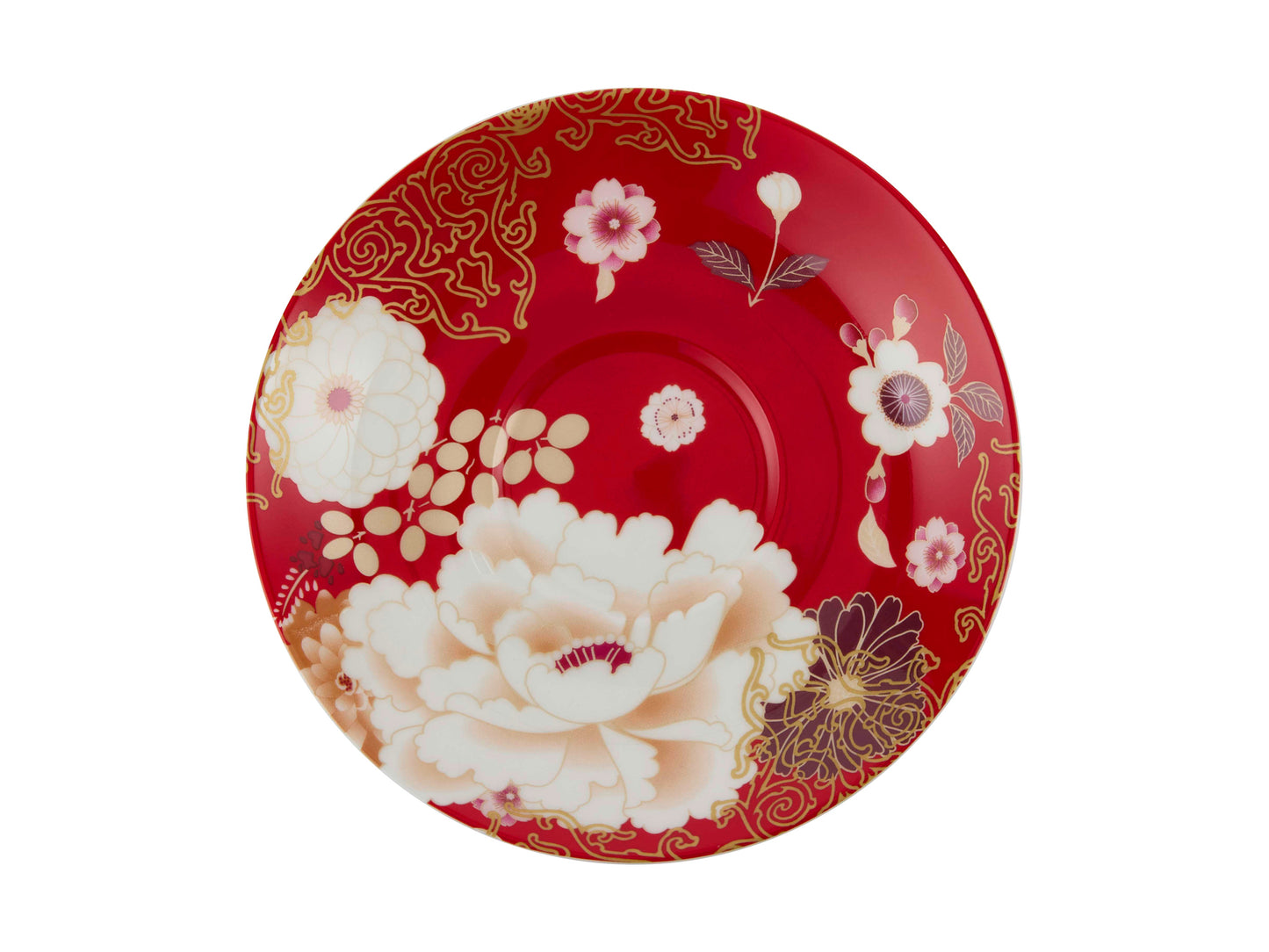 Maxwell & Williams Kimono Cup & Saucer Red