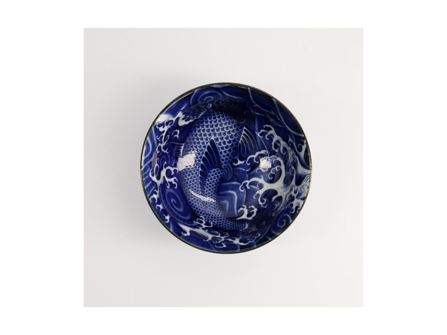 TOKYO JAPONISM BLUE CARP BOWL 12CM