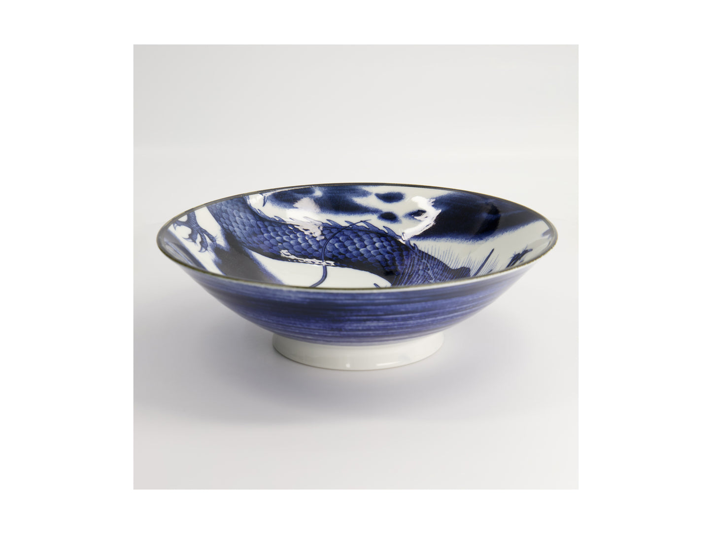 TOKYO JAPONISM BLUE DRAGON BOWL 25CM