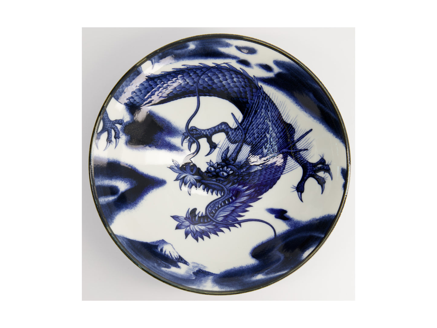 TOKYO JAPONISM BLUE DRAGON BOWL 25CM
