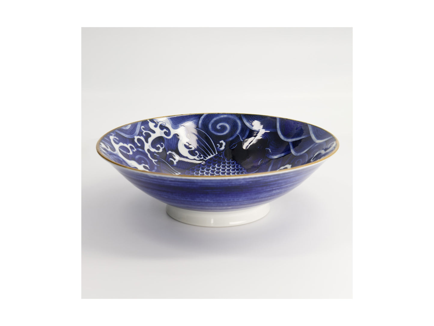 TOKYO JAPONISM BLUE CARP BOWL 25CM