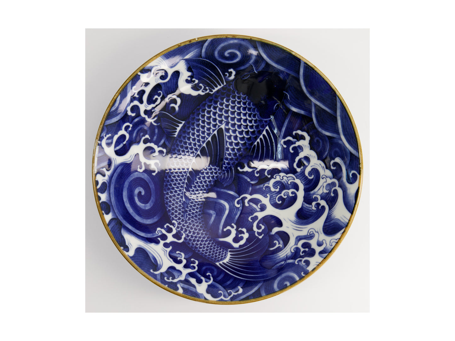 TOKYO JAPONISM BLUE CARP BOWL 25CM
