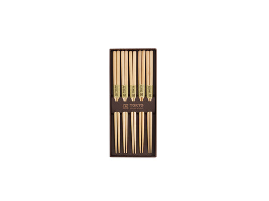 TOKYO CHOPSTICKS BROWN 5PC SET GB