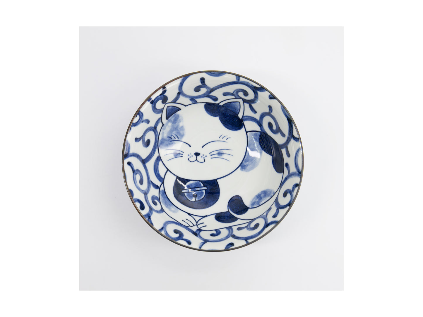 TOKYO KAWAII CAT SWIRL RAMEN BOWL 20CM
