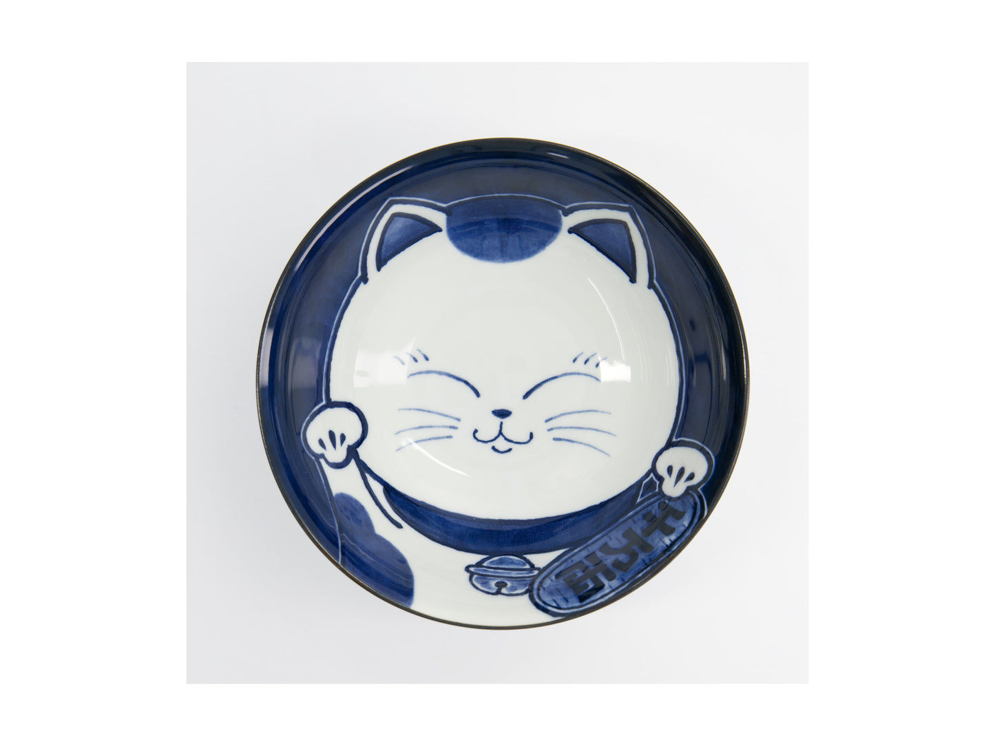 TOKYO KAWAII CAT WHITE RAMEN BOWL 20CM