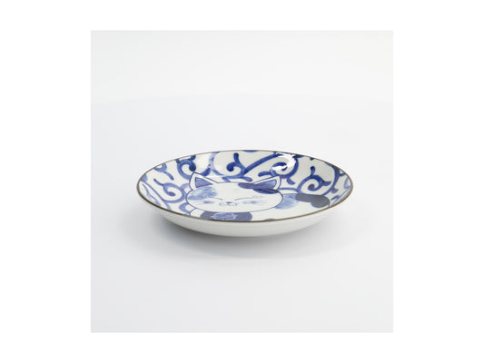 TOKYO KAWAII CAT SWIRL PLATE 16.5CM