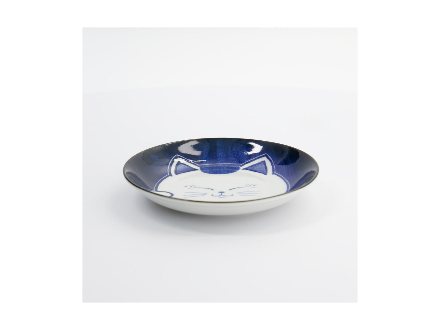 TOKYO KAWAII CAT WHITE PLATE 16.5CM
