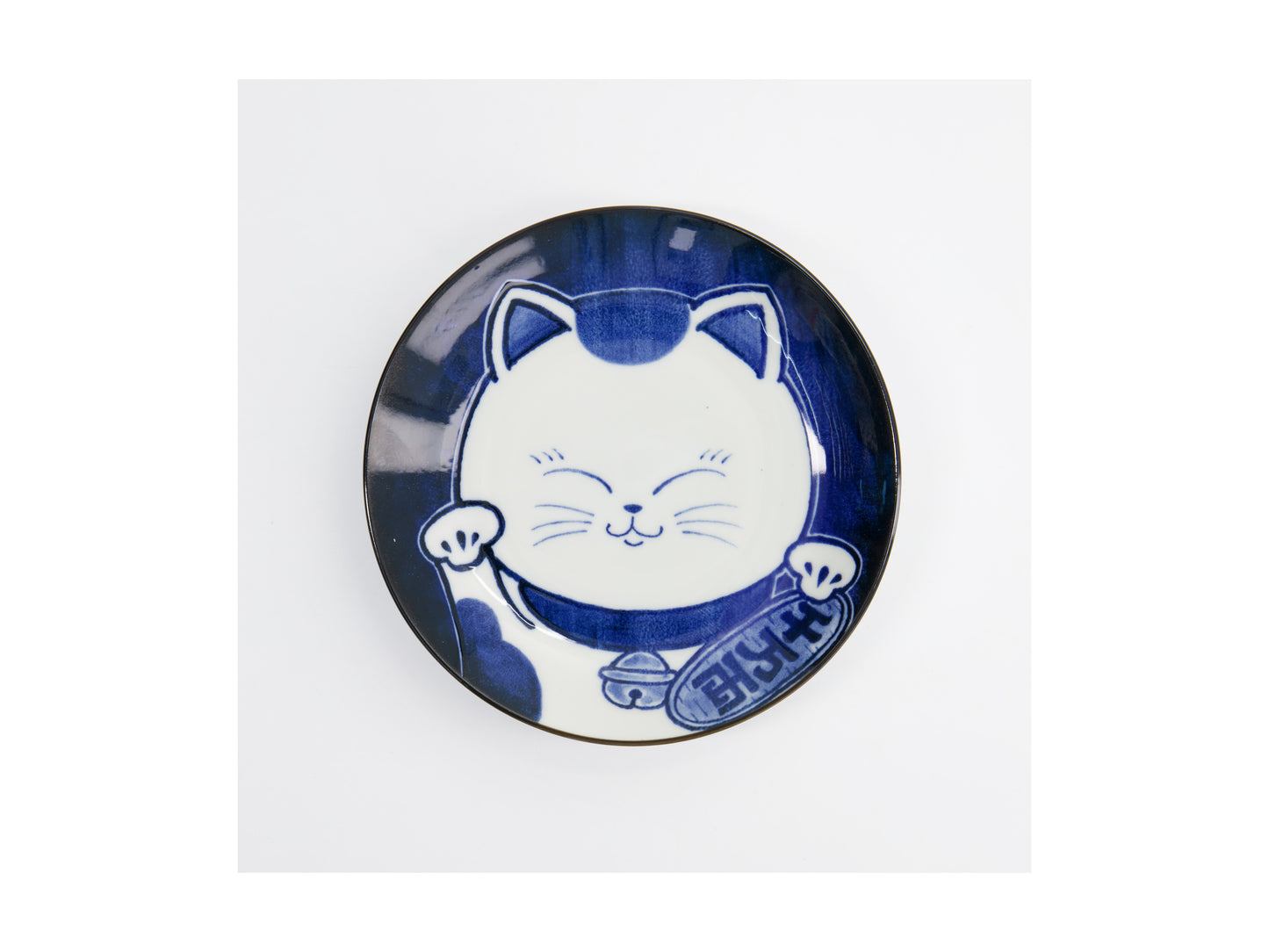 TOKYO KAWAII CAT WHITE PLATE 16.5CM