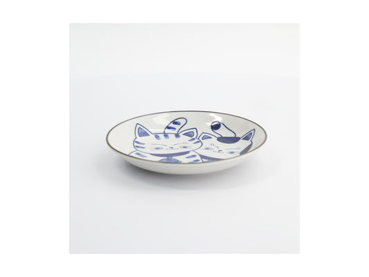 TOKYO KAWAII CAT TWIN PLATE 16.5CM