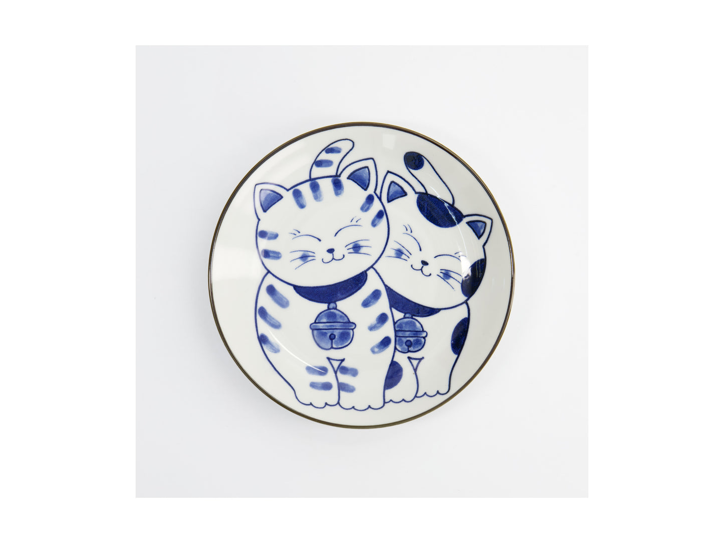 TOKYO KAWAII CAT TWIN PLATE 16.5CM